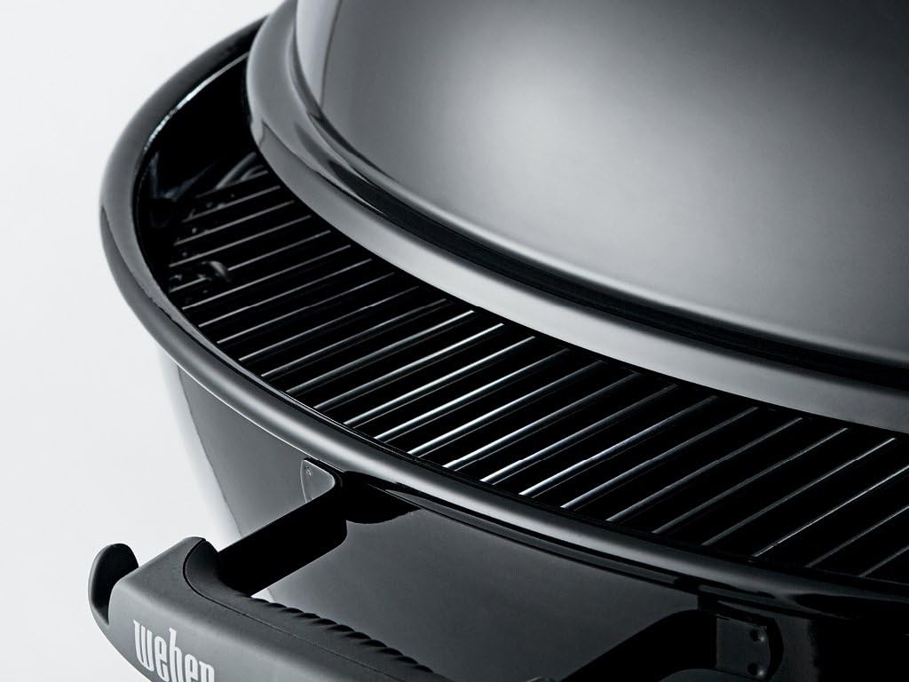 22-Inch Black Charcoal Grill—Outdoor BBQ Grill with Built-in Thermometer and Heat Control Vents