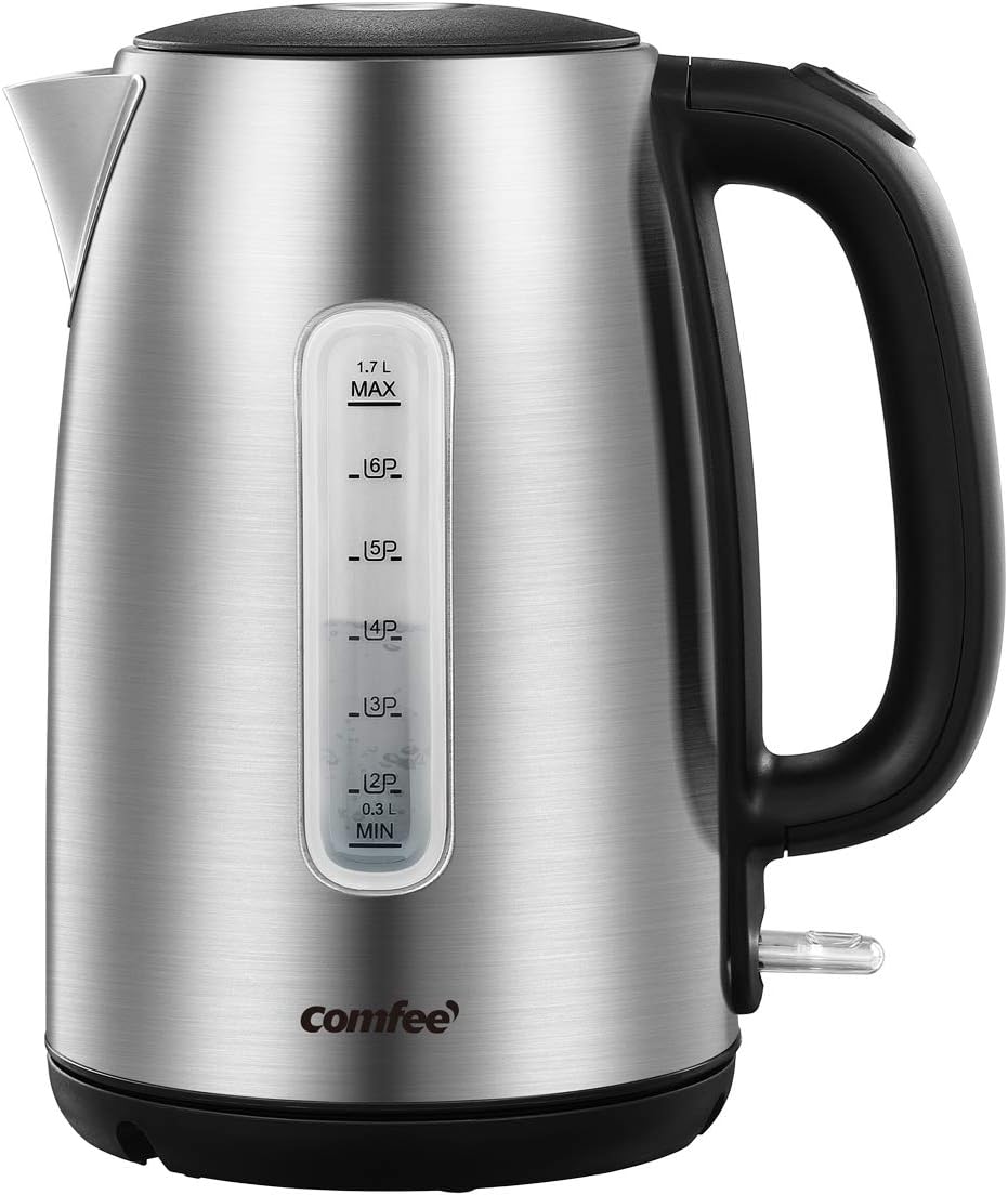 Stainless Steel Electric Kettle — 1.7L Electric Kettle / Water Boiler