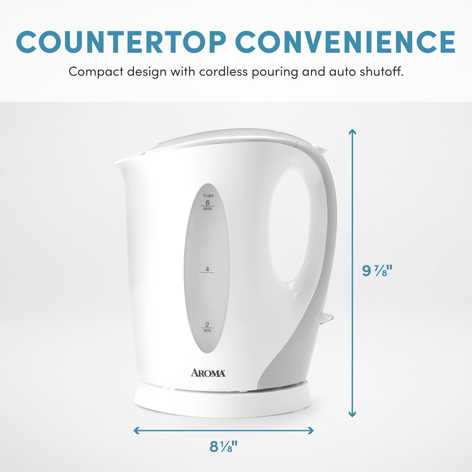 1.5L / 6-Cup Electric Kettle: Home & Kitchen
