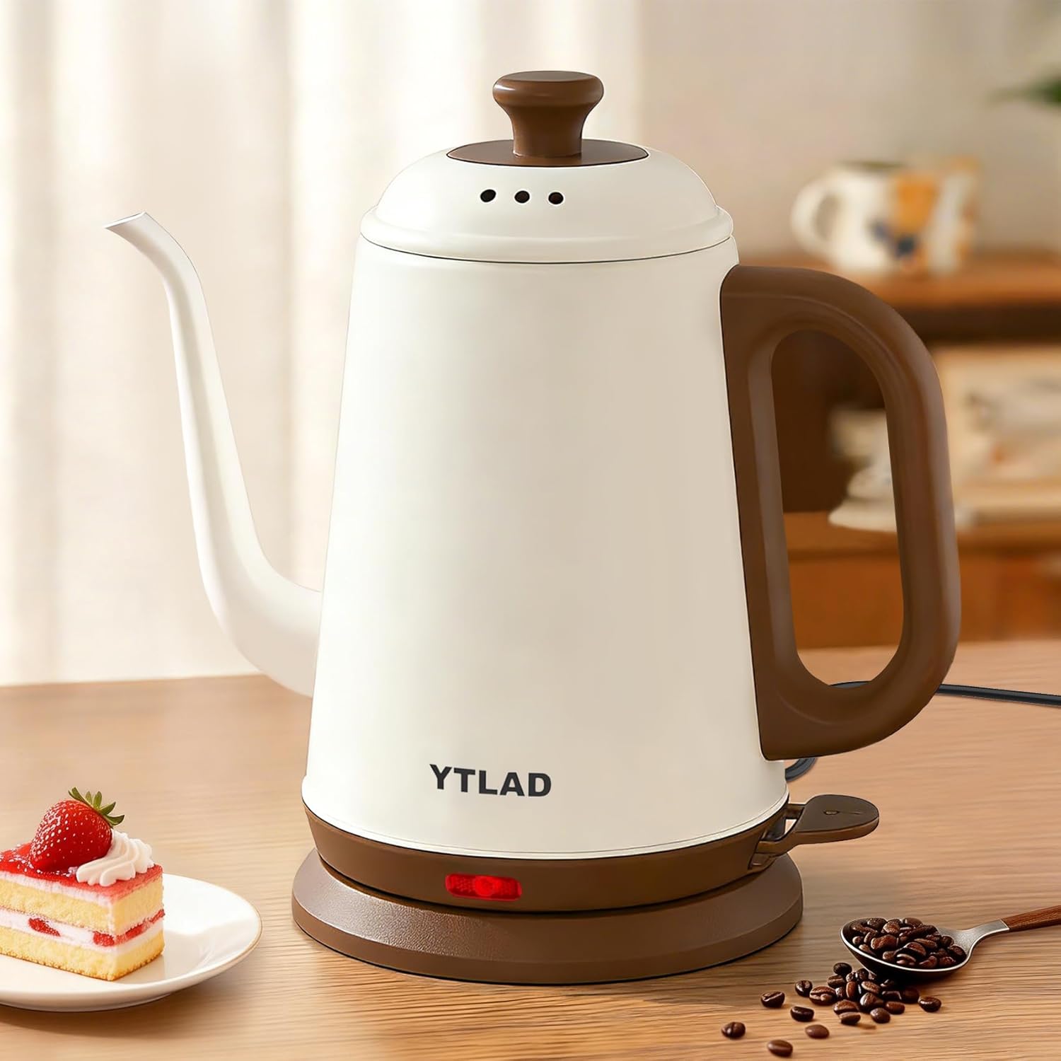 Gooseneck Electric Kettle — 1000W Rapid Boiling