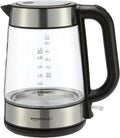 Electric kettle with glass body (suitable for brewing tea and coffee) — BPA-free