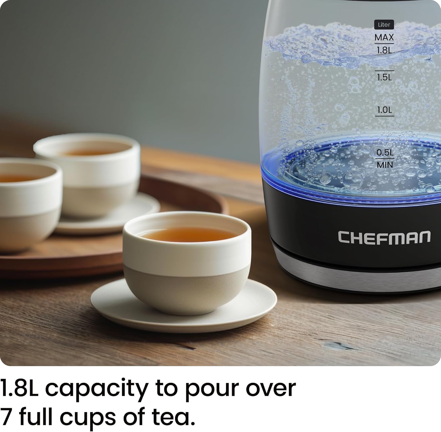 Electric Kettle (1.8L, 1500W)