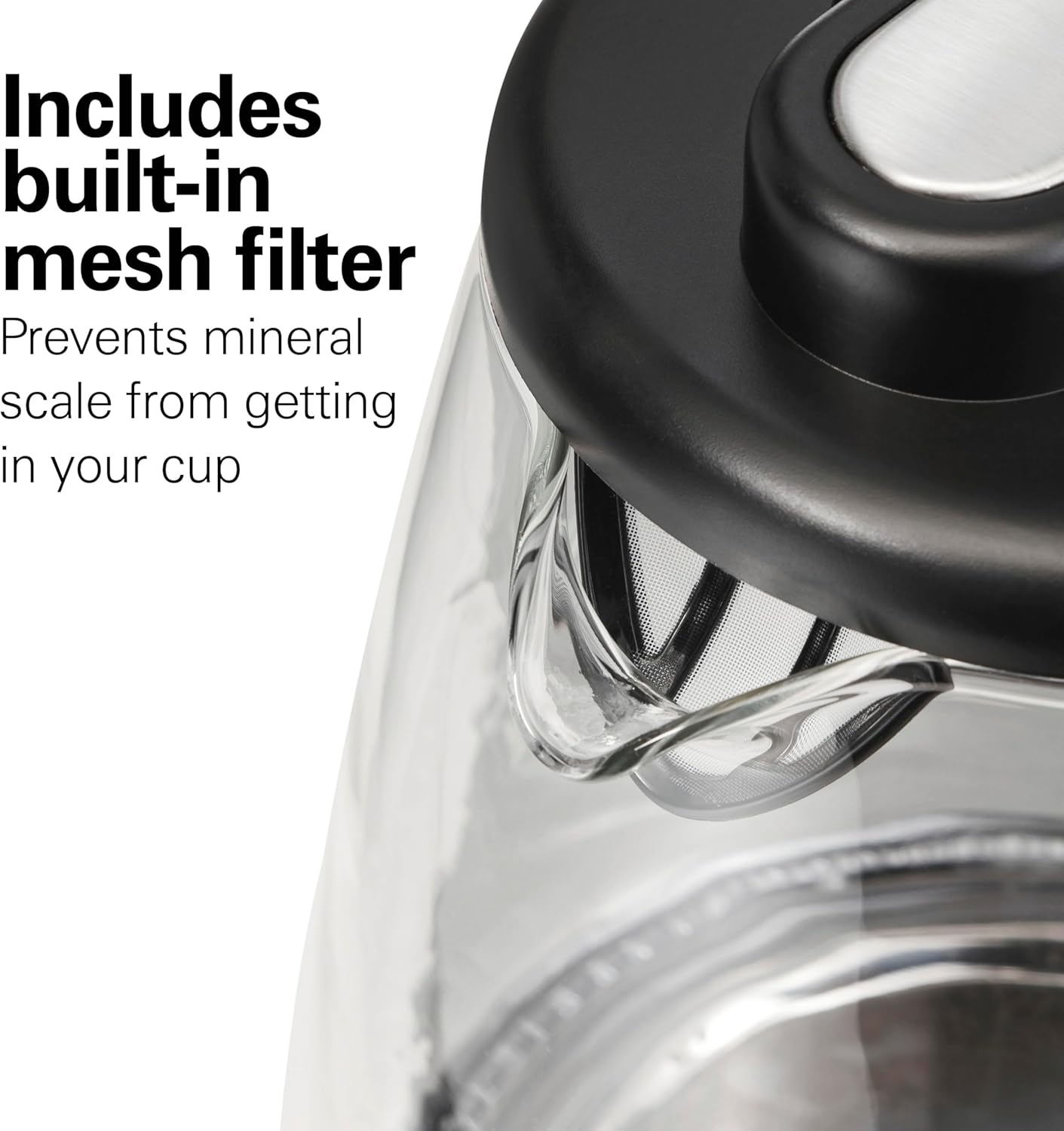 1.7L Electric Kettle — Water Kettle/Heater with LED Indicator and Built-in Filter
