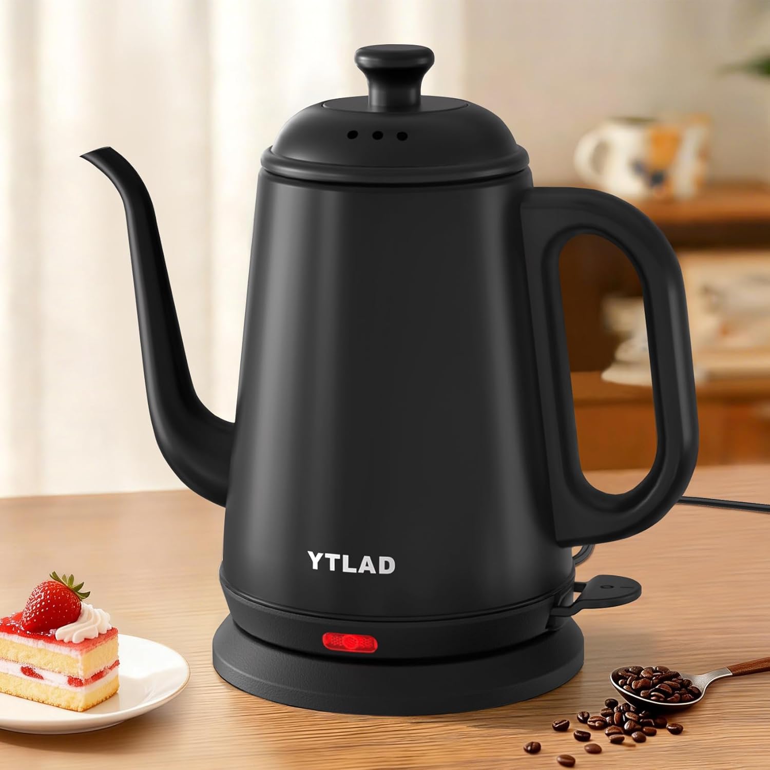 Gooseneck Electric Kettle — 1000W Rapid Boiling