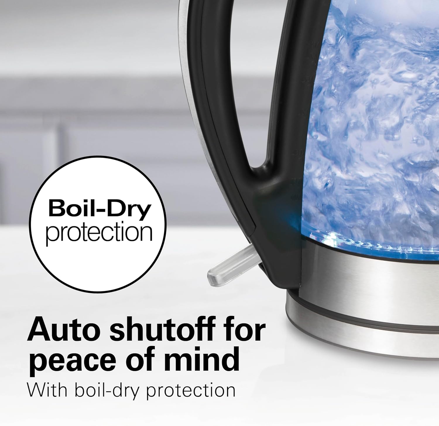 1.7L Electric Kettle — Water Kettle/Heater with LED Indicator and Built-in Filter