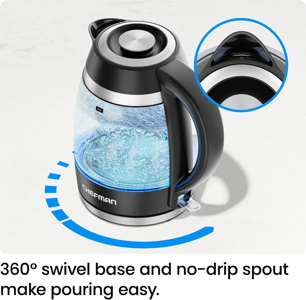 Electric Kettle (1.8L, 1500W)