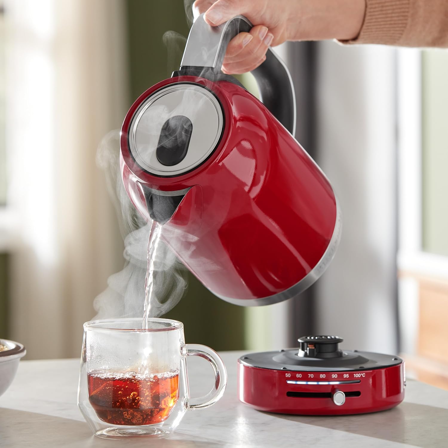 1.7L Electric Kettle KEK1701 Empire Red: Home & Kitchen