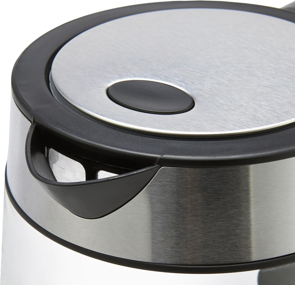 Electric kettle with glass body (suitable for brewing tea and coffee) — BPA-free